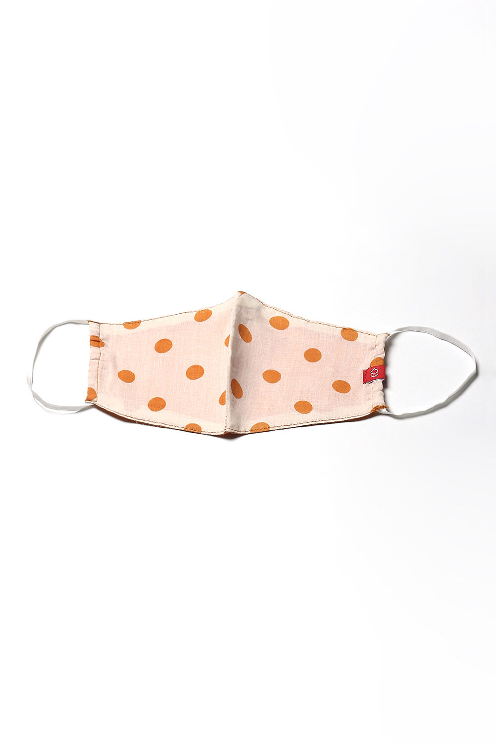 Orange Cotton Tiered Dress image number 6