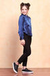 Blue Viscose Blend Shirt Set image number 5