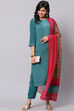 Cherry Red Rayon Fusion Dress image number 7