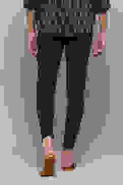 Indigo Cotton Blend Solid Churidar image number 4