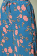 Blue Printed Straight Kurta Palazzo Suit Set image number 3