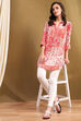 Fuchsia Viscose Straight Kurti