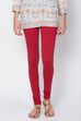 Camel Cotton Blend Solid Churidar image number 1