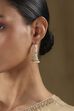 Champagne Brass Jhumka image number 1