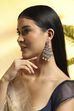 White Brass Drop & Danglers image number 1