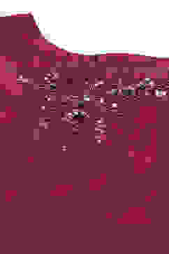 Deep Purple Flared Cotton Silk Fusion Wear 2 Piece Set image number 1