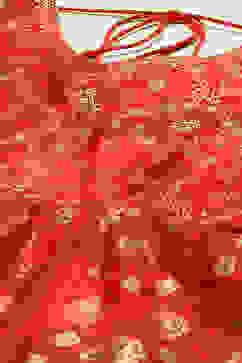 Red Anarkali Kurta Churidar Suit Set image number 1