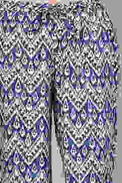 Blue Cotton Straight Suit Set image number 2