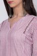 Pink Straight Kurta Palazzo Suit Set image number 1