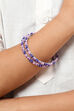 Purple Metal & Beads Bangles image number 3
