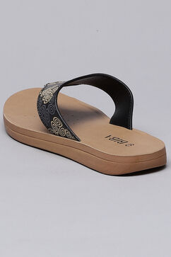 Black Pu Formal Flats image number 2