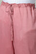 Onion Pink Cotton Silk Straight Kurta Pant Suit Set image number 3