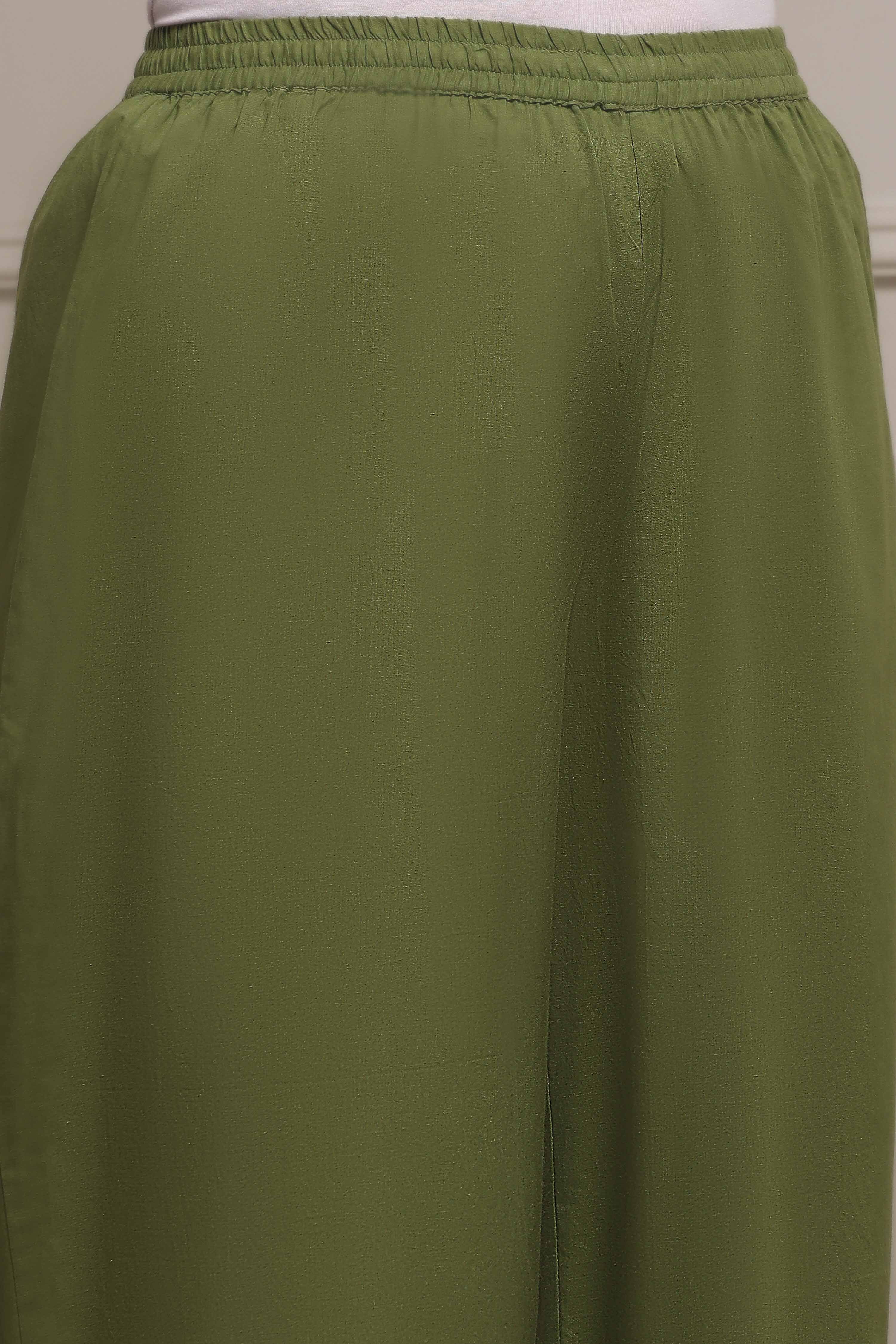 Fuchsia Embroidered Angrakha Festive Anarkali Suit Set image number 2