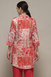 Fuschia Viscose Rayon Straight Kurti image number 3