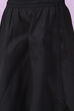 Black Art Silk Straight Lehenga Set image number 2