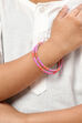 Pink Orange Metal & Beads Kids Bangles image number 3
