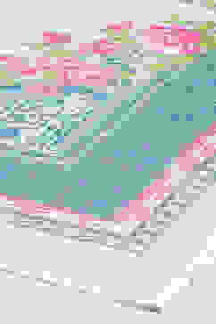 Powder Blue Cotton Anarkali Suit Set image number 3