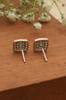 Green 925 Sterling Silver Earrings image number 2