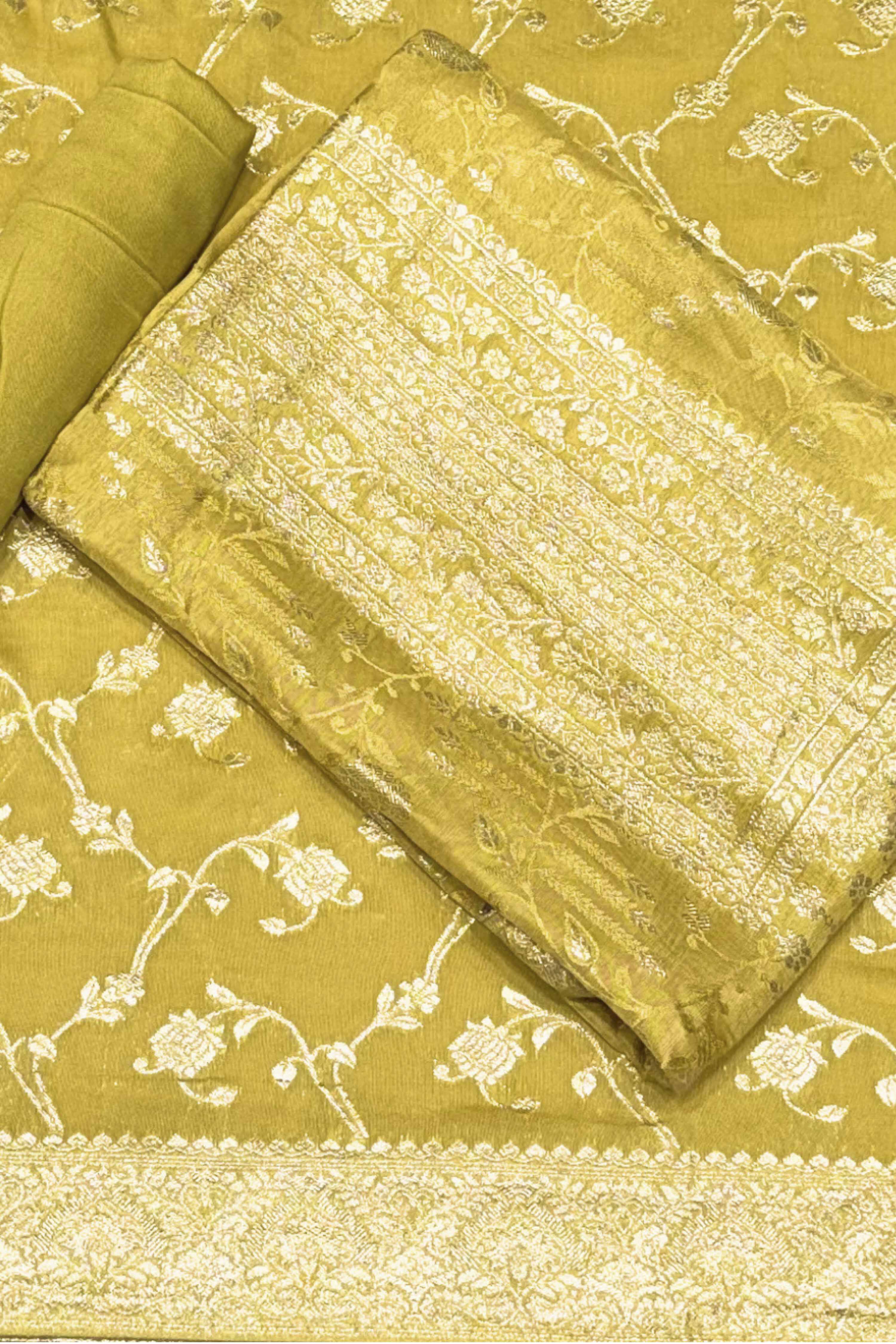 Lavender Jacquard Traditional Weaving Unstitched Suit Set image number 0
