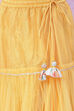 Yellow Art Silk Flared Lehenga image number 2