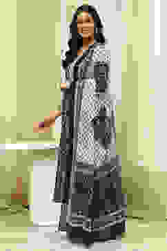 Assorted Cotton Hand Block Print Unstitched Suit Set image number 4