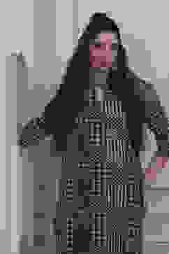 Blue Cotton Printed Straight Kurta image number 6