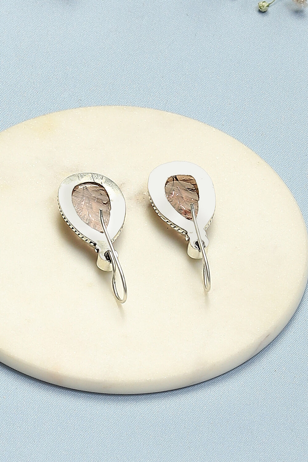 Brown Brass Earrings image number 2