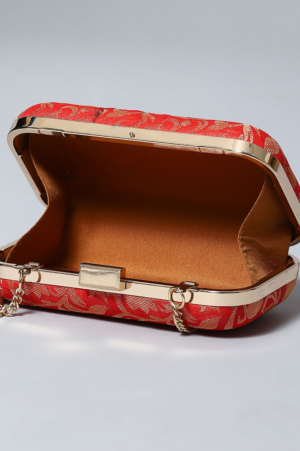 Biba logo box online clutch bag