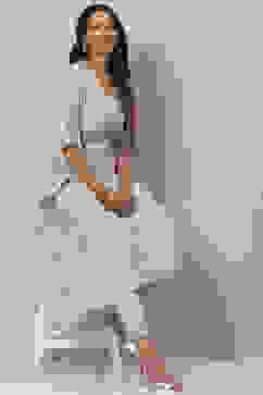 Pista Green Poly Cotton Asymmetric Set Kurta Slim Pant Suit Set image number 7