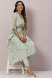 Blush Pink Poly Cotton Kaftan Set image number 7