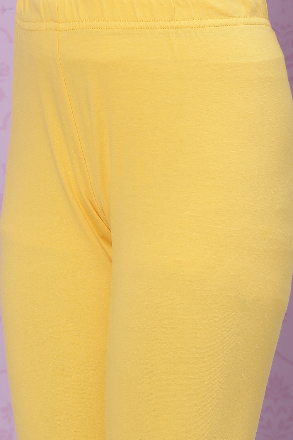 Yellow Cotton Anarkali Suit image number 3