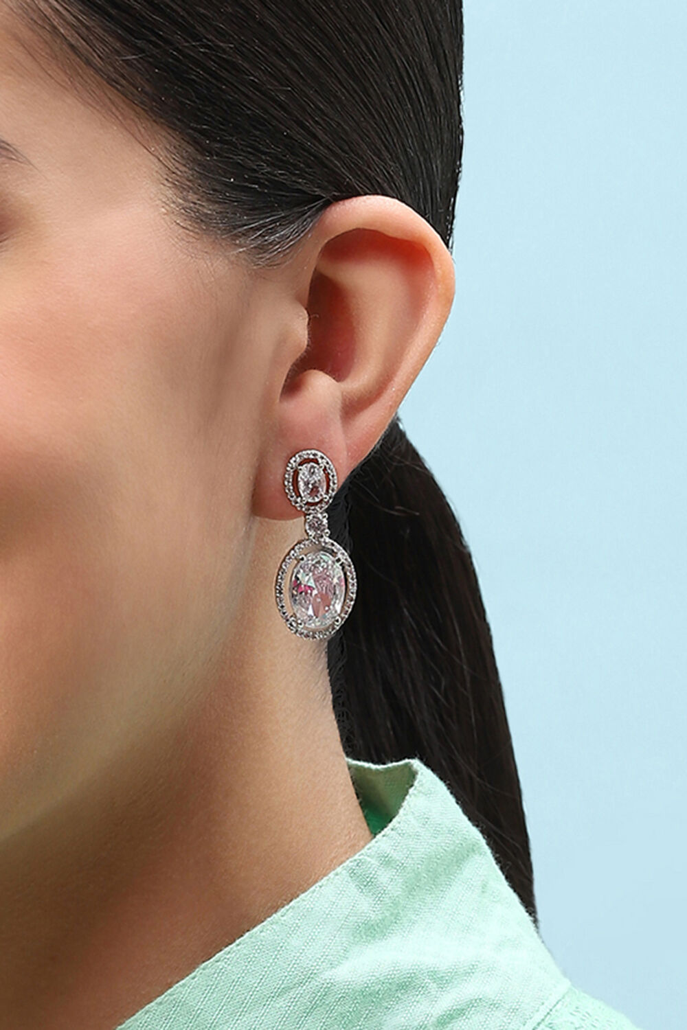 White Brass earrings image number 3