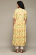 Yellow Rayon Straight Printed Kurta image number 3