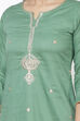 Teal Linen Easy Stitch Suit Set image number 1