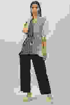 Black & White Cotton Printed Kaftan Nightwear image number 6