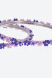 Purple Metal & Beads Bangles image number 2