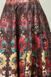 Chocolate Brown Art Silk Lehenga Set image number 2