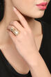 Golden Ring With Pearl image number 0