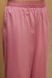 Pink Cotton Silk Anarkali Suit Set image number 2