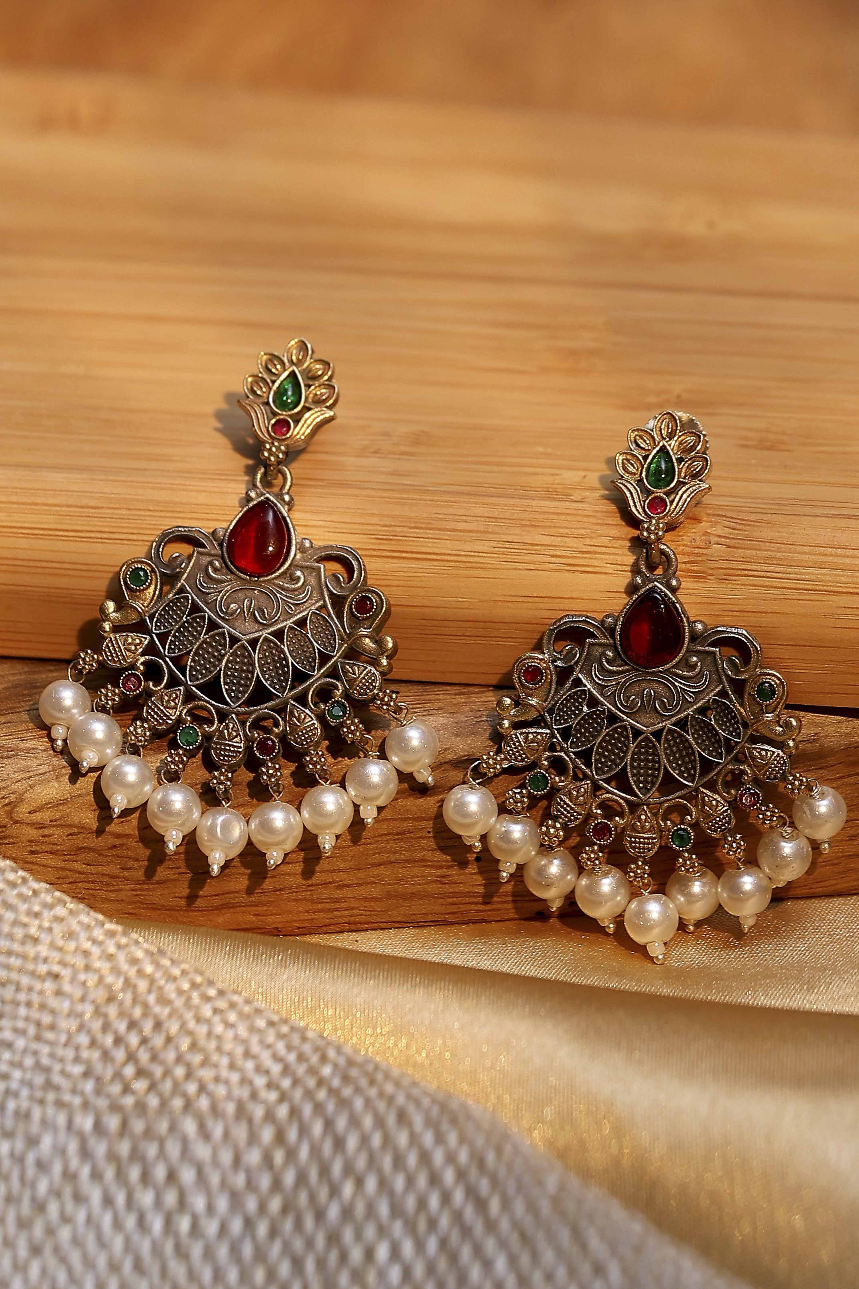 Gold Brass Drop & Danglers image number 0