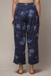 Indigo LIVA Straight Pants image number 2