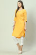 Blue Cotton Solid Kurti image number 2