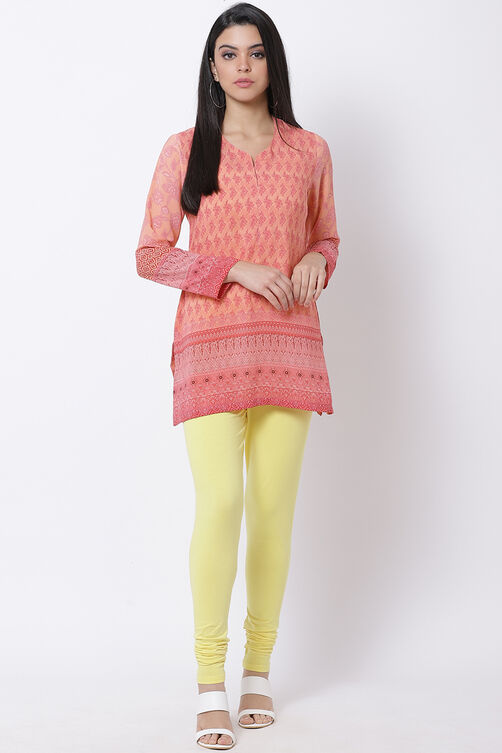 Fuschia Cotton Blend Solid Churidar image number 3