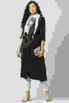 Indigo LIVA A-Line Printed Kurta Dress image number 5