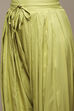 Green Cotton Blend A-Line Kurta Salwar Suit Set image number 2