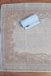 Sky Blue Linen Unstitched Suit Set image number 3