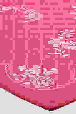 Berry Pink Rayon Straight Suit Set image number 3