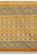 Yellow Cotton Unstitched Suit Set image number 3