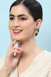 Peach Brass Earrings image number 3