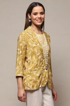 Ochre Rayon Straight Jacket image number 6